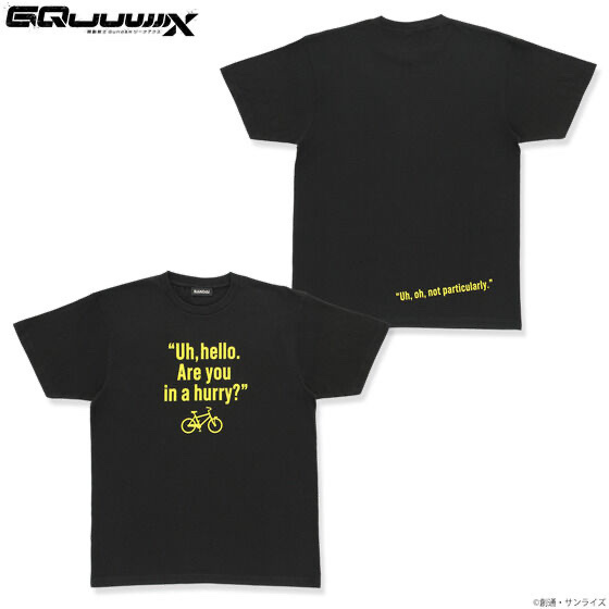 238157 Pbandai 預訂 2025/12月 機動戦士Gundam GQuuuuuuX　コンニチワオイソギデスカＴシャツ