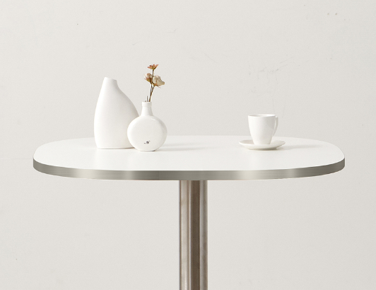 P012 - 韓國製方形不銹鋼餐枱