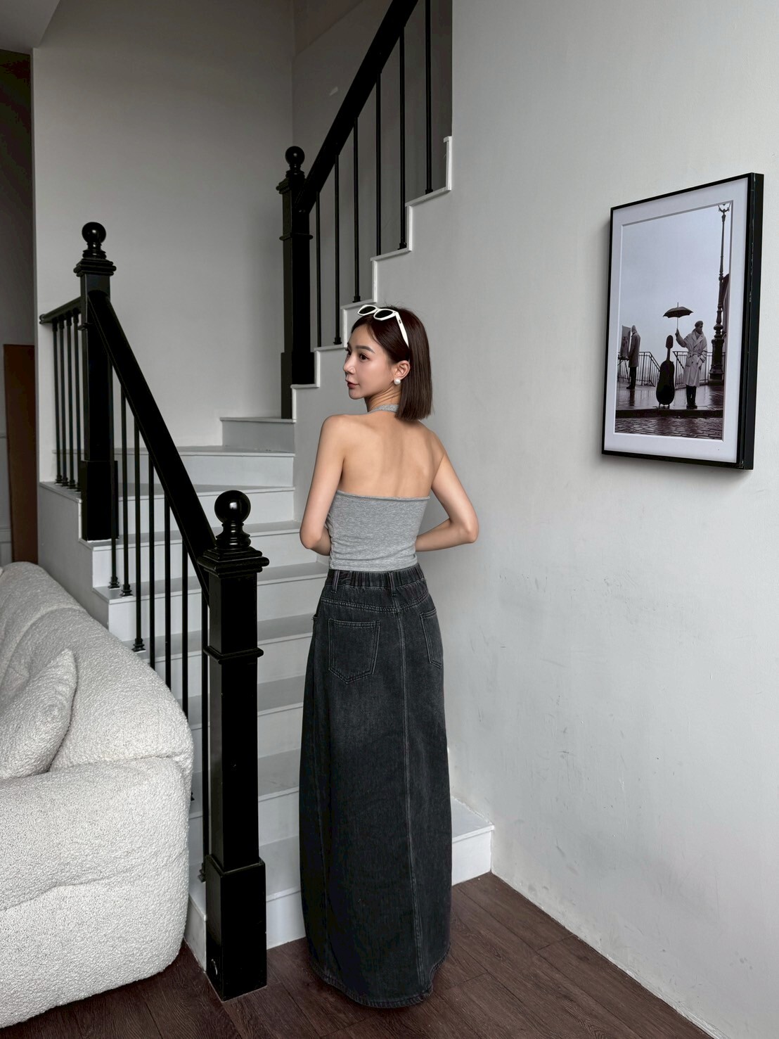 繞脖彈性短版BRATOP