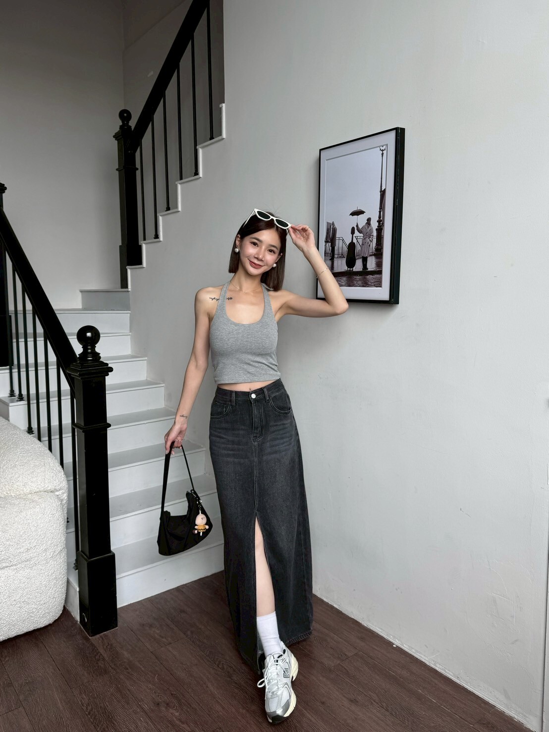 繞脖彈性短版BRATOP