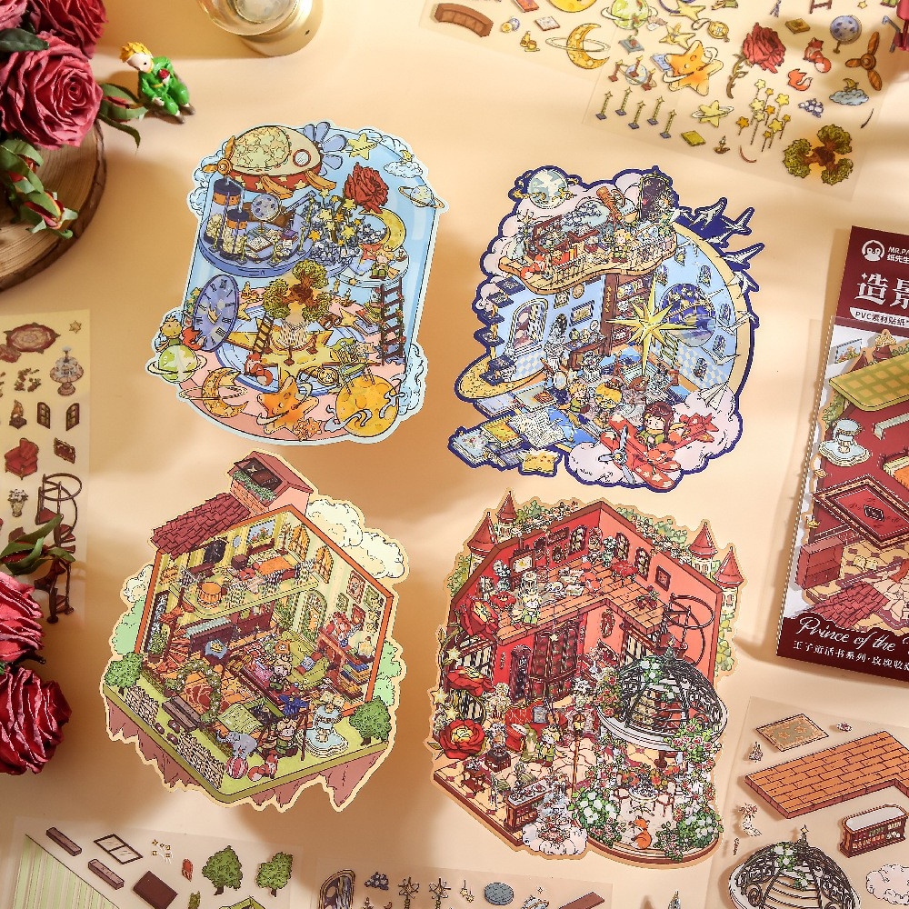 Little Prince Series Scenery Sticker