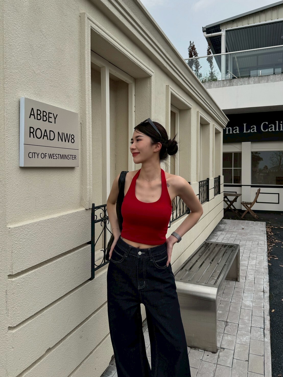 繞脖彈性短版BRATOP