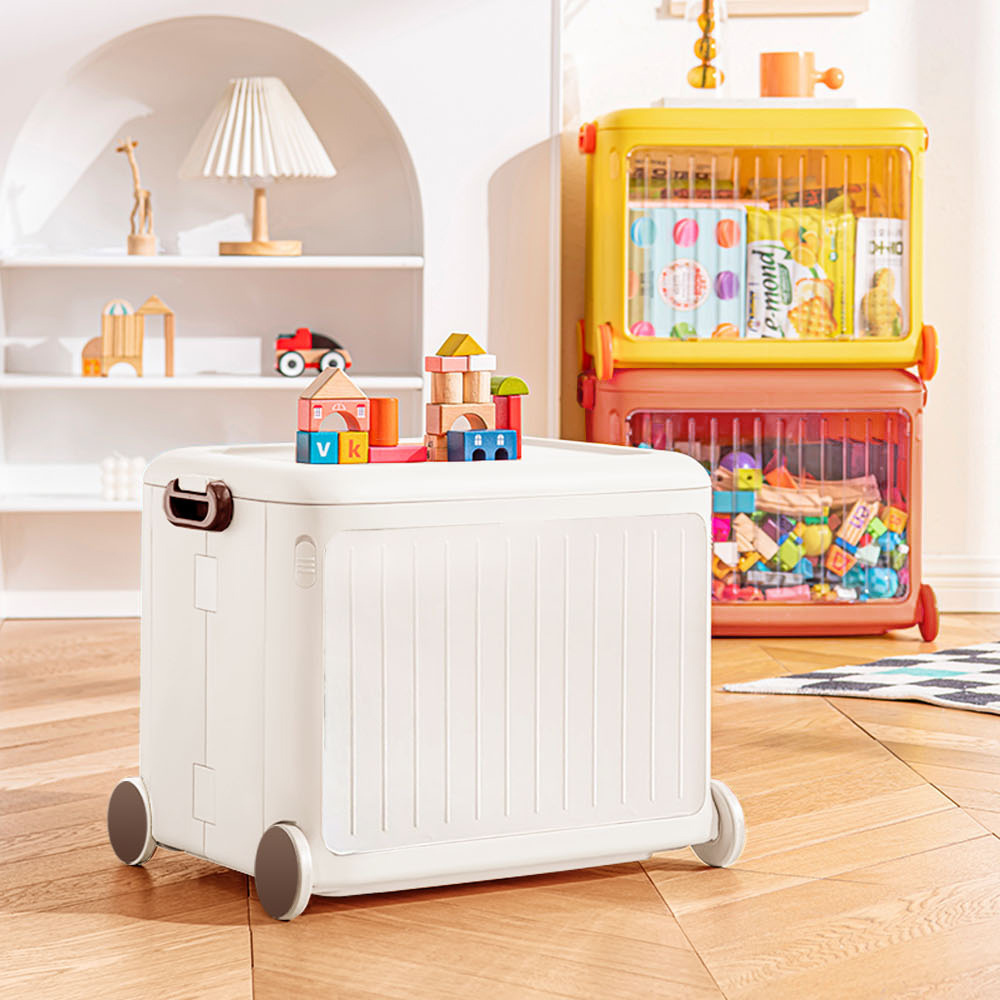 【AOTTO】繽紛玩具折疊推車收納箱(AL-605)