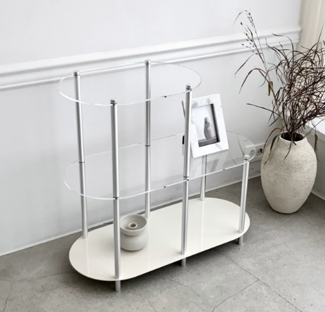 P013 - 韓國製三層橢圓置物鋼架