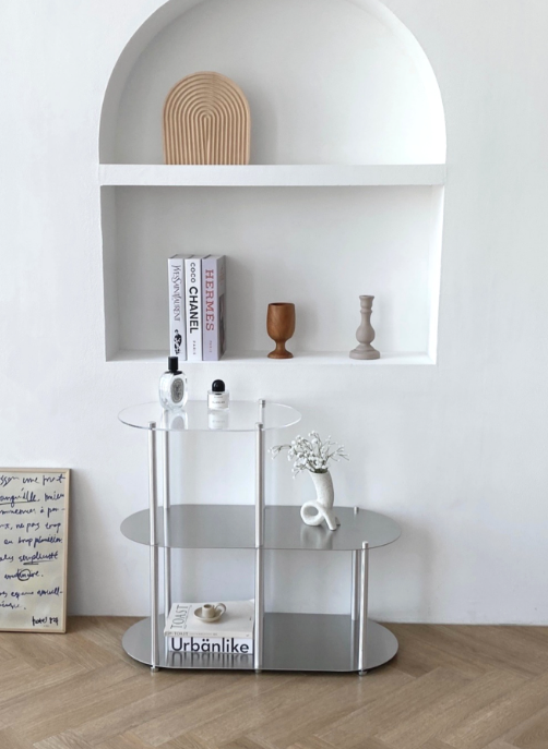 P013 - 韓國製三層橢圓置物鋼架