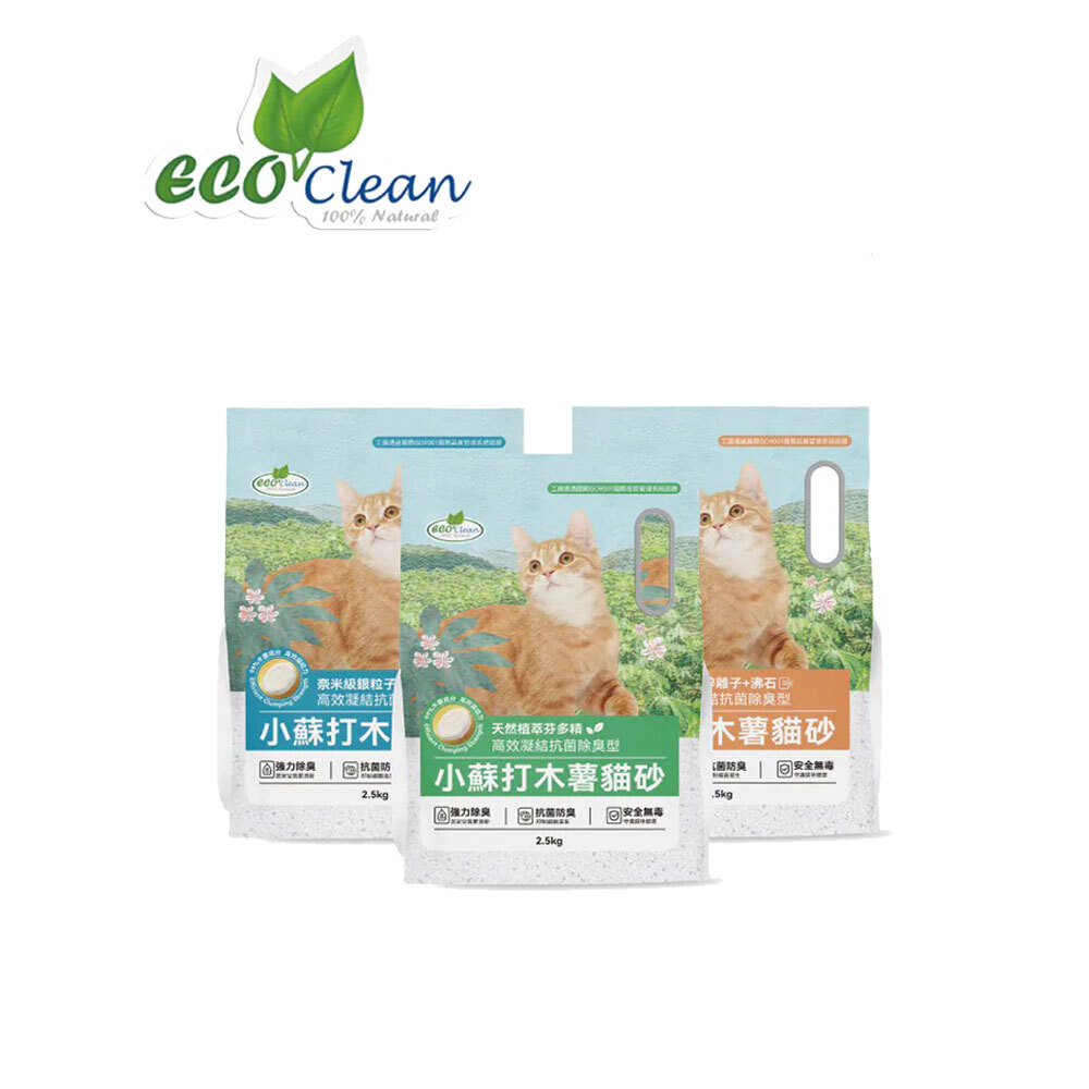 ECO艾可小蘇打木薯貓砂 2.5kg