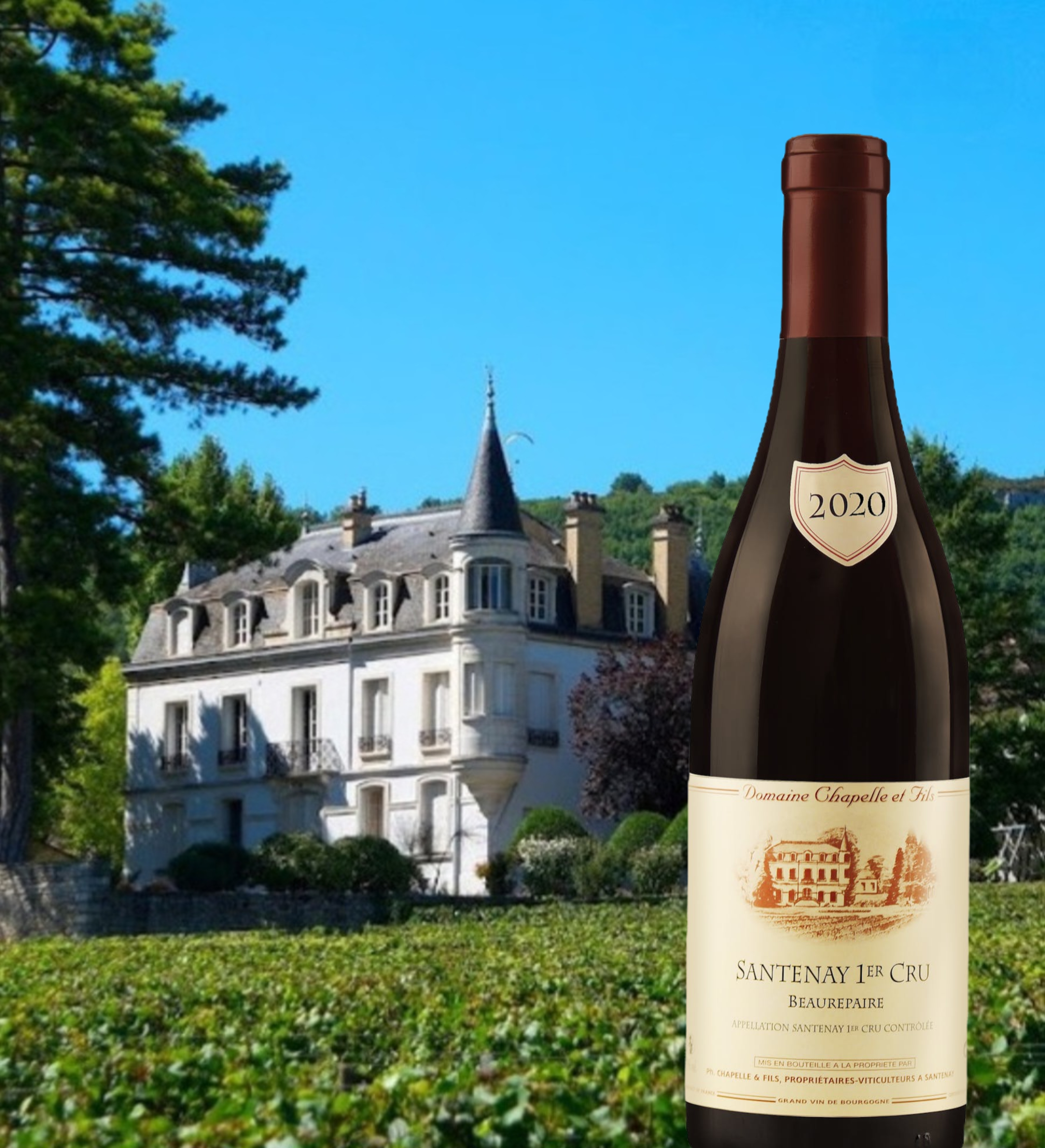 Domaine Chapelle & Fils, Santenay 1er Cru "Beaurepaire" Rouge 2020