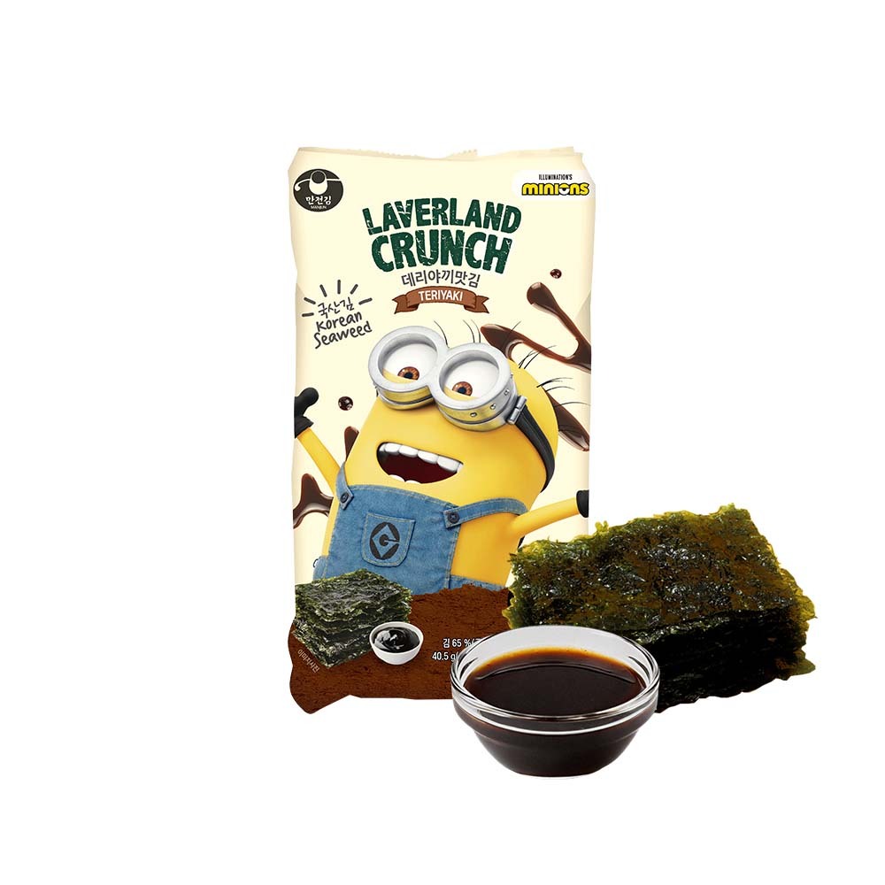 【BK SHOP】韓國小小兵海苔(照燒口味)4.5gx9入