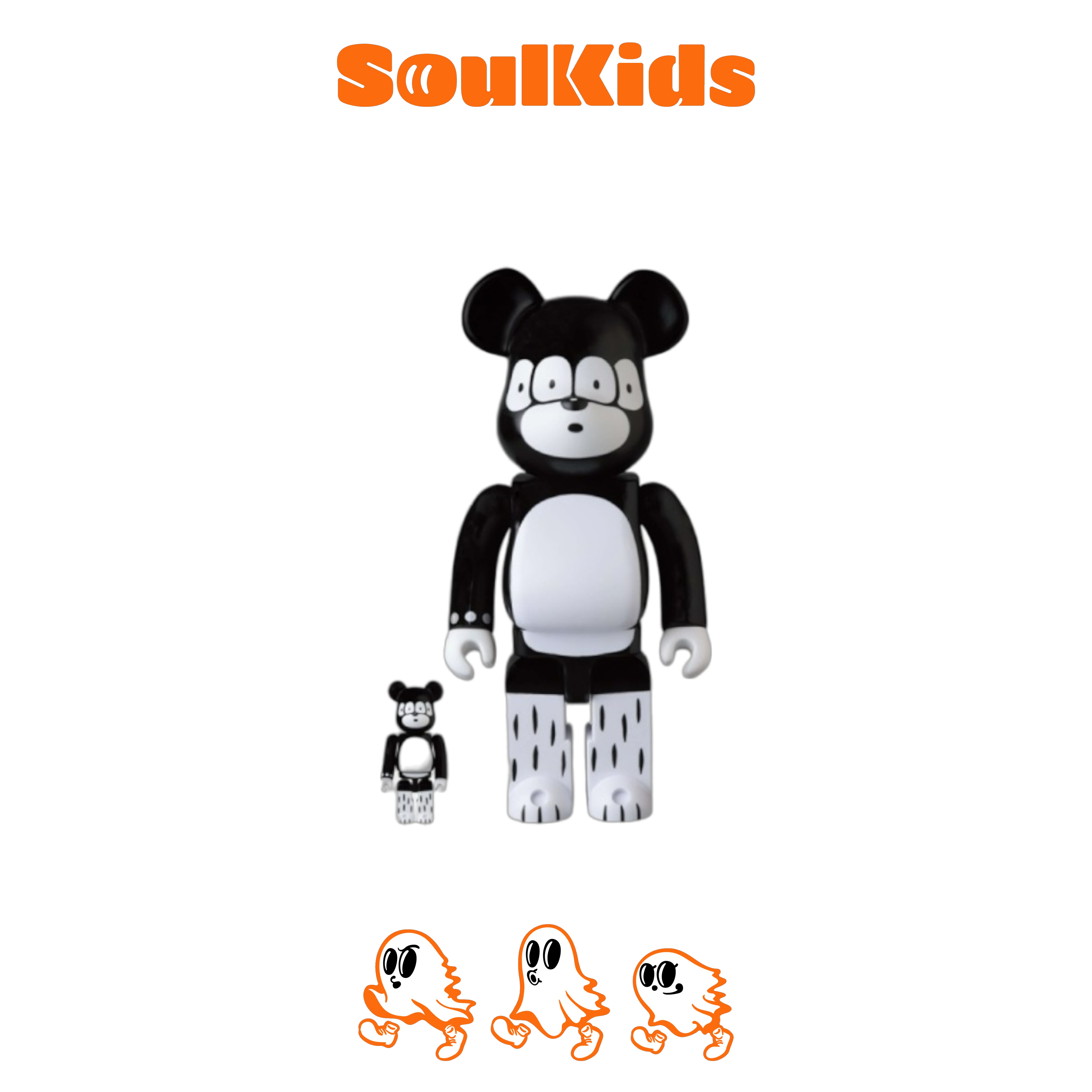 MEDICOM TOY BE@RBRICK x Fragment Design 藤原浩兔狼400%