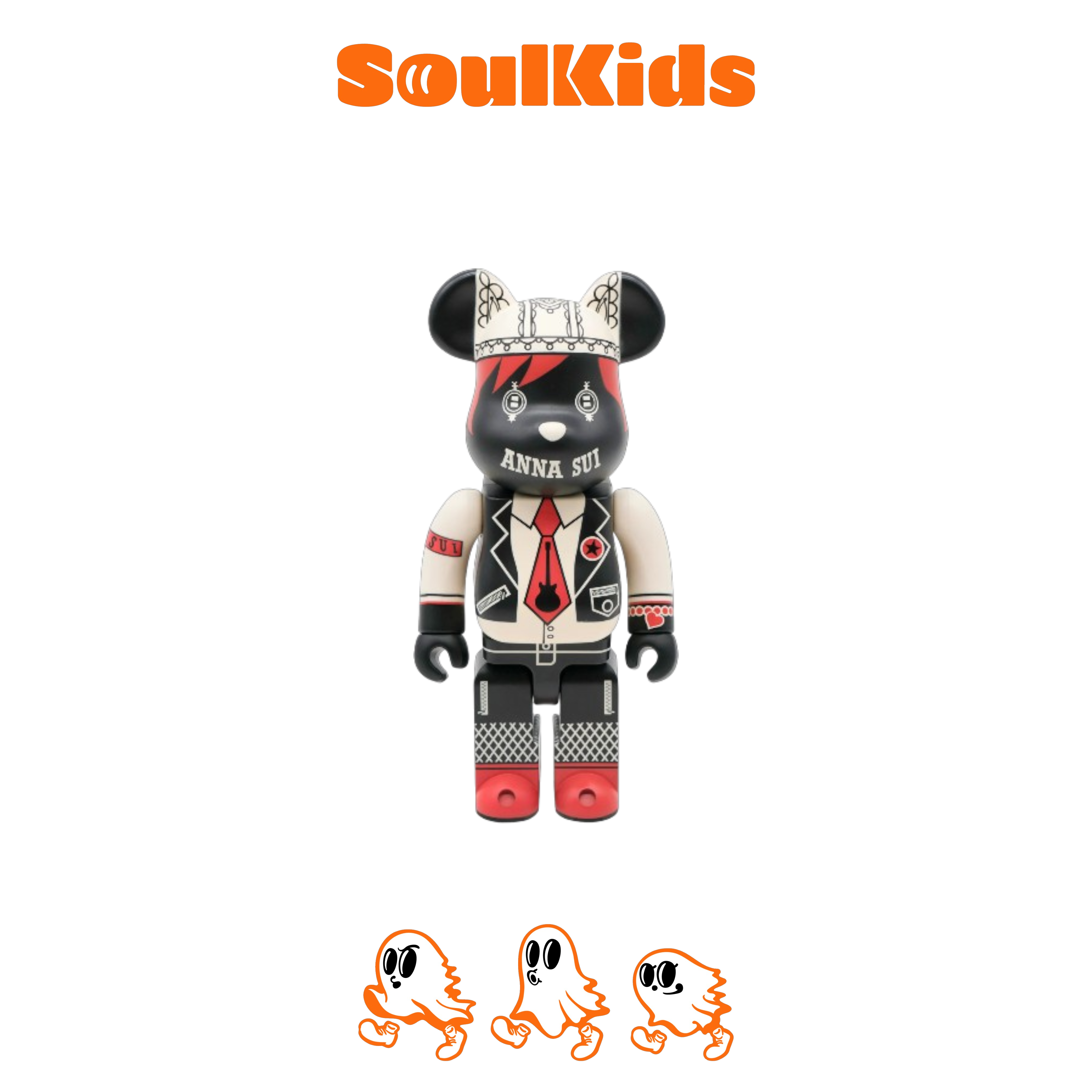 BE@RBRICK × ANNA SUI Red & Beige 400% 設計師美學收藏款