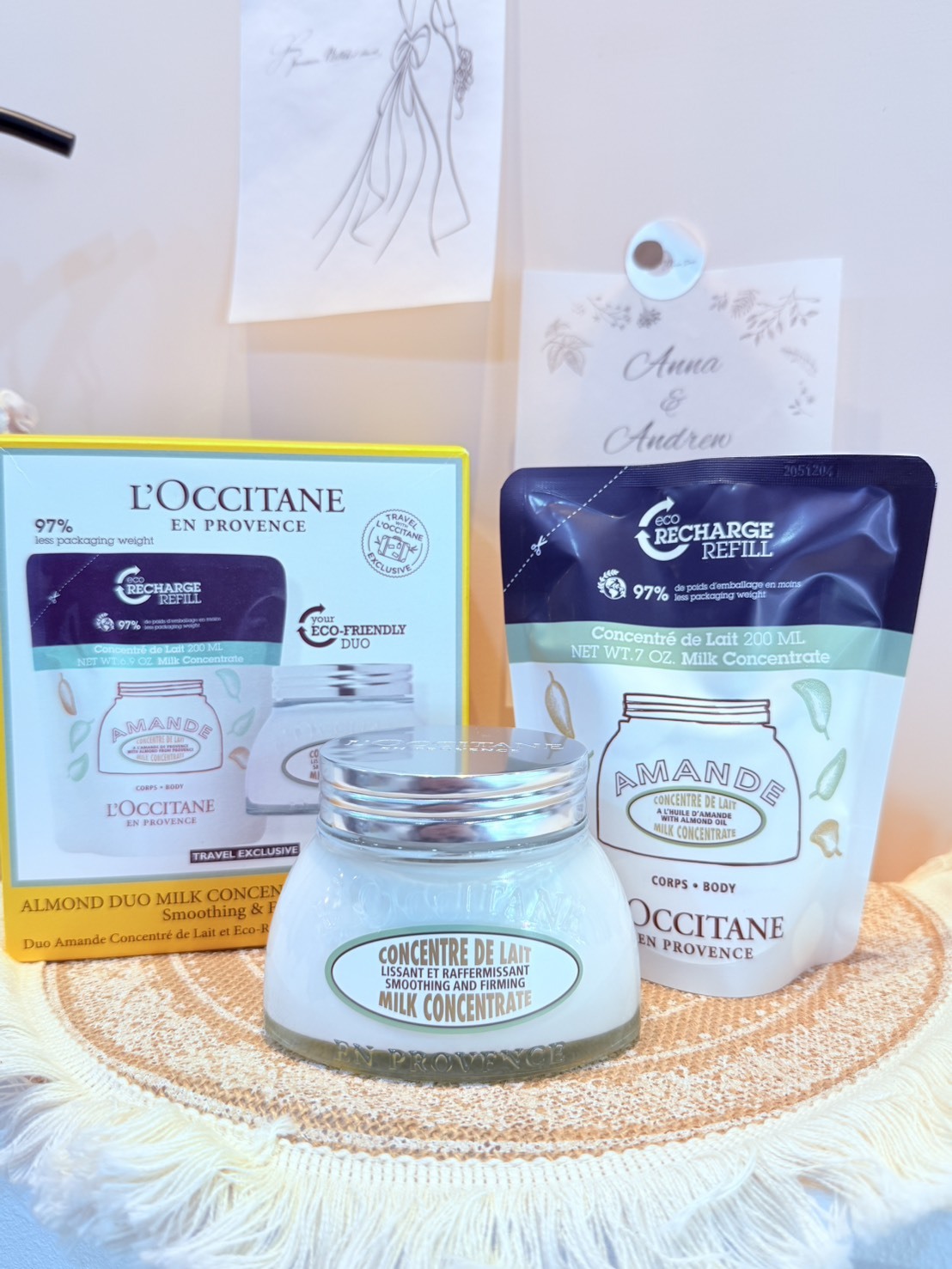 L'OCCITANE 歐舒丹 杏仁緊膚凝霜套組 200ml*2