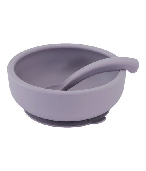 By Lille Vilde 防滑矽膠吸盤碗(含蓋附湯匙) (多款可選)