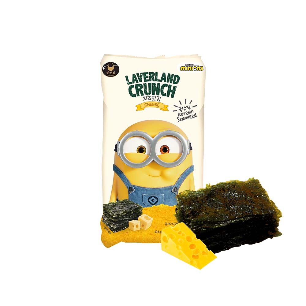 【BK SHOP】韓國小小兵海苔(起司口味)4.5gx9入