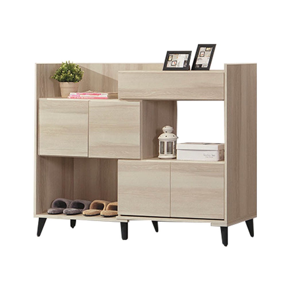 美娜4.9尺四門一抽伸縮鞋櫃/玄關收納置物櫃