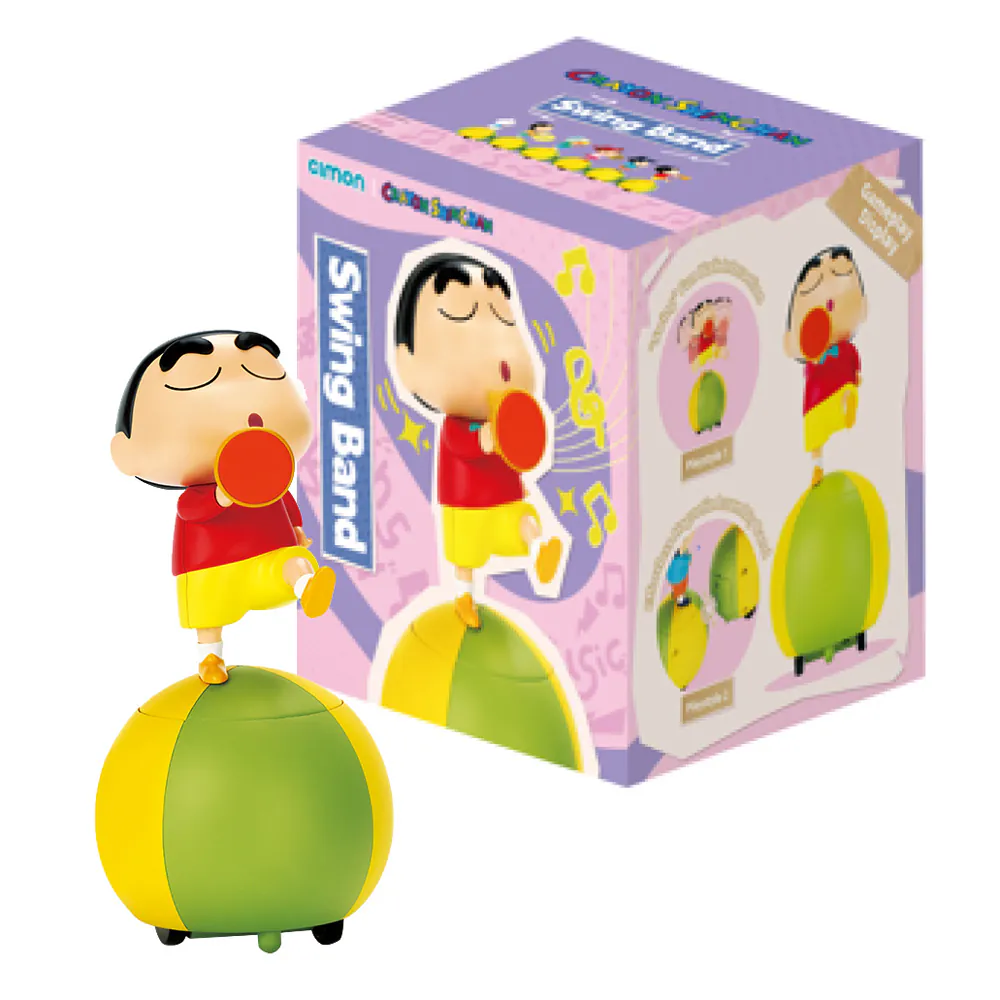 蠟筆小新-春日部搖擺樂隊公仔(隨機出貨)