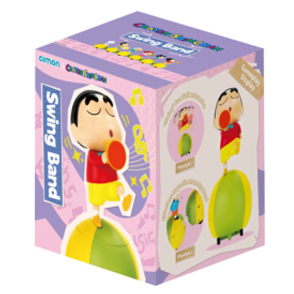 蠟筆小新-春日部搖擺樂隊公仔(隨機出貨)