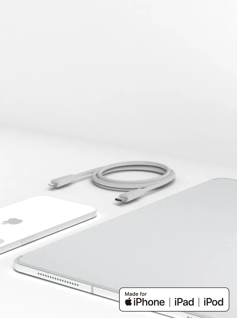 Allite 1.5 M 液態矽膠充電線｜USB-C to Lightning