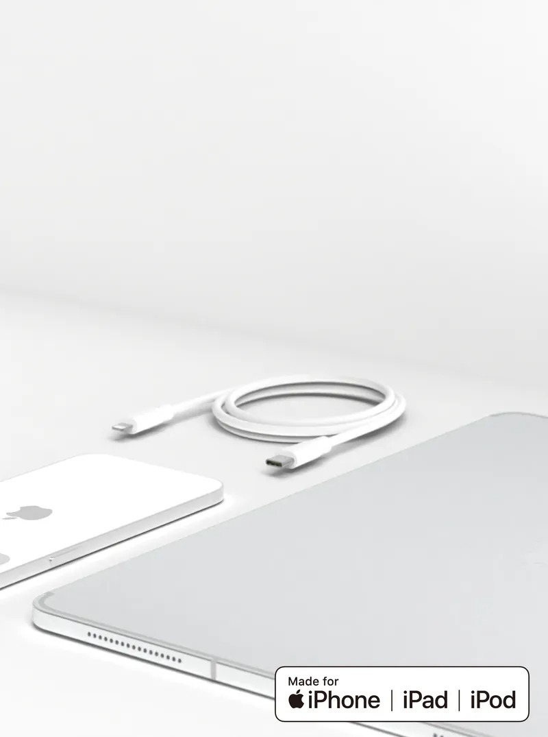 Allite 1.5 M 液態矽膠充電線｜USB-C to Lightning