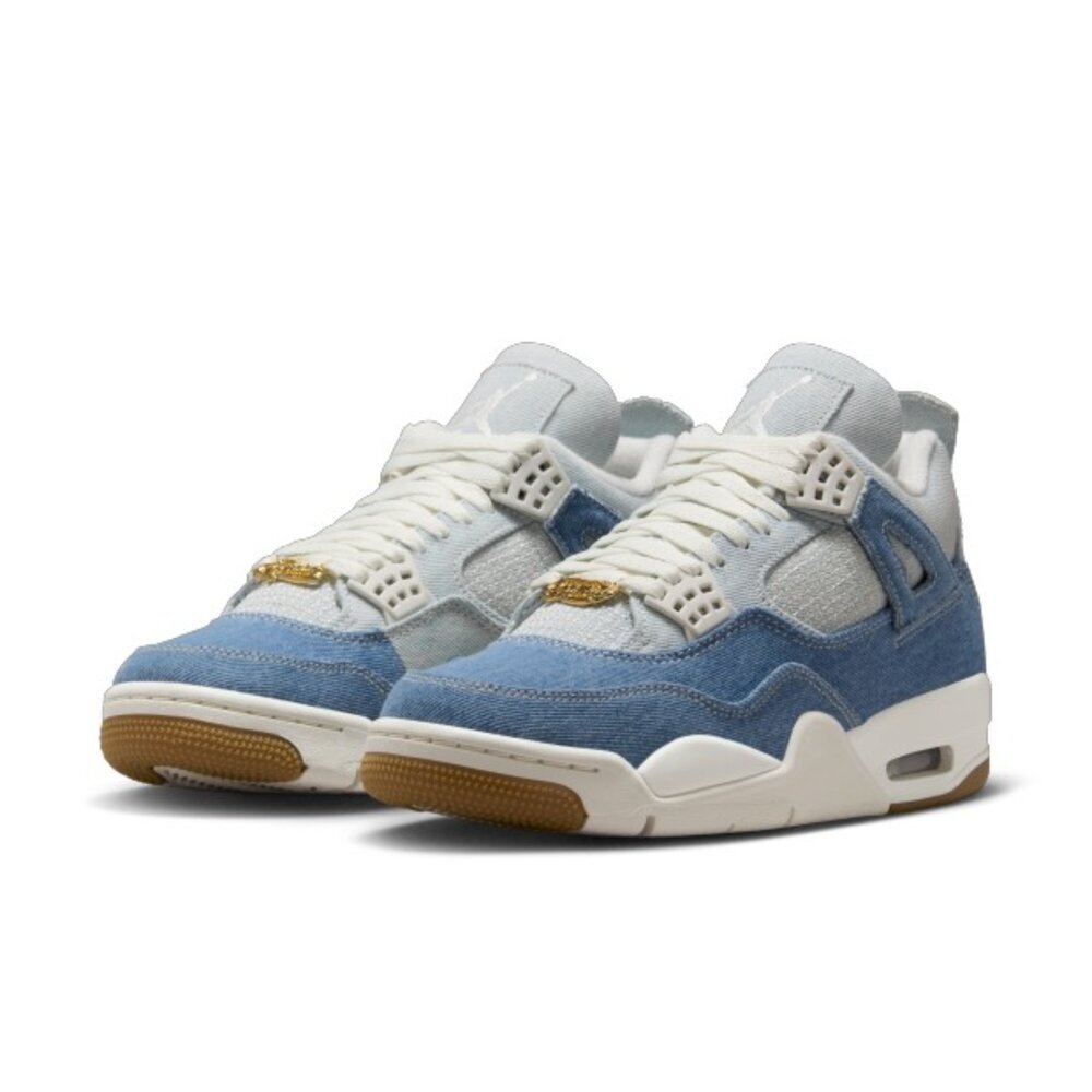 W Air Jordan 4 Retro Worn Blue 單寧牛仔 休閒鞋 IB6716-100