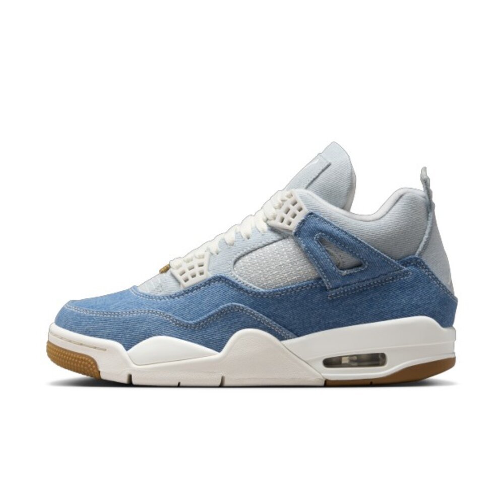 W Air Jordan 4 Retro Worn Blue 單寧牛仔 休閒鞋 IB6716-100