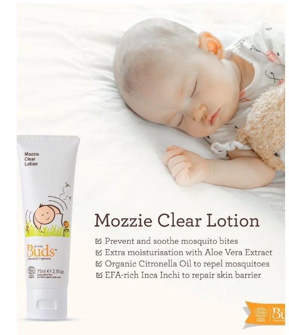 BUDS Cherished Mozzie Clear Lotion 有機滋養驅蚊乳液 [75ml]