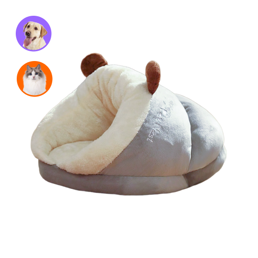 超柔軟毛絨拖鞋寵物床
