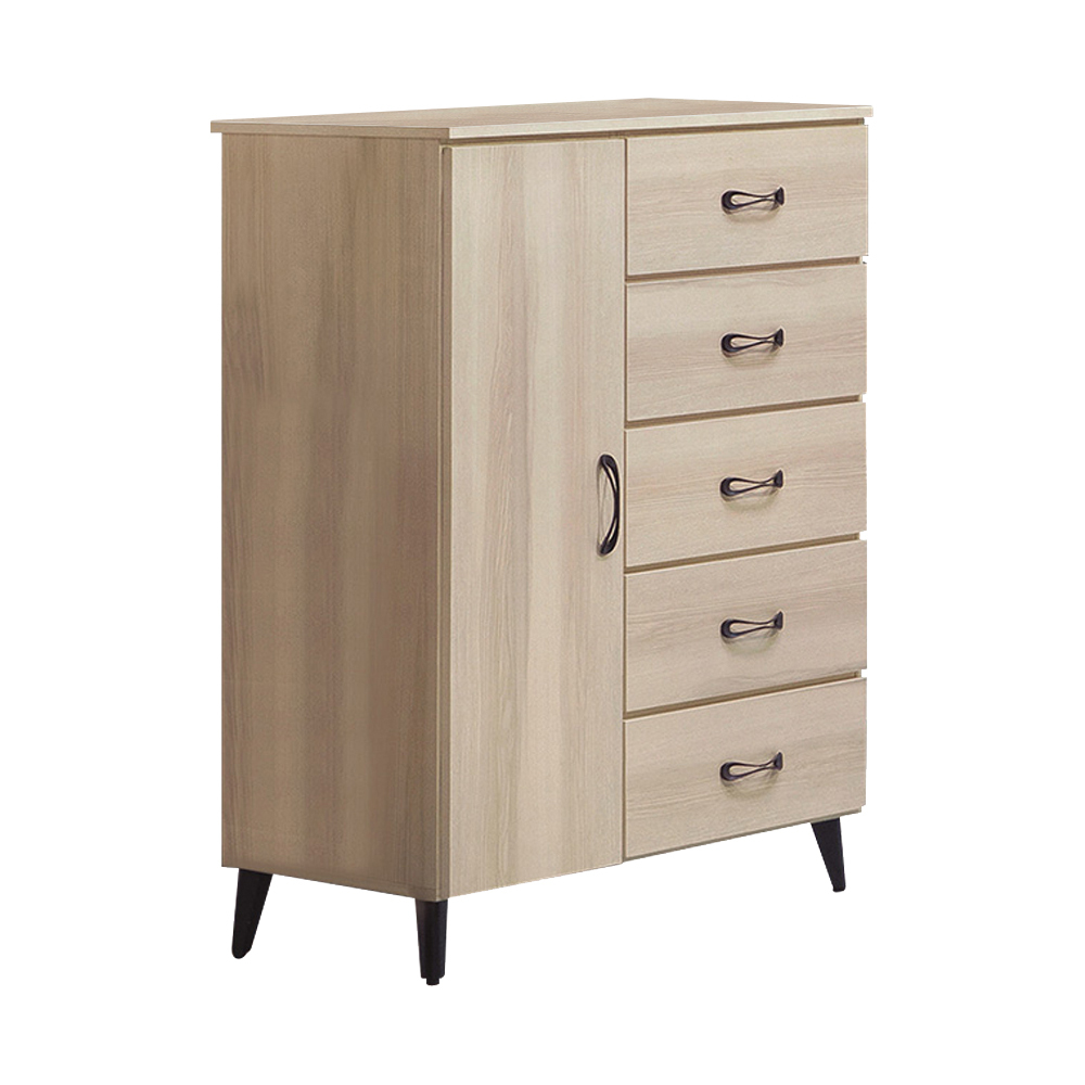 美娜3.3尺五斗櫃/單門五抽收納櫃/置物櫃