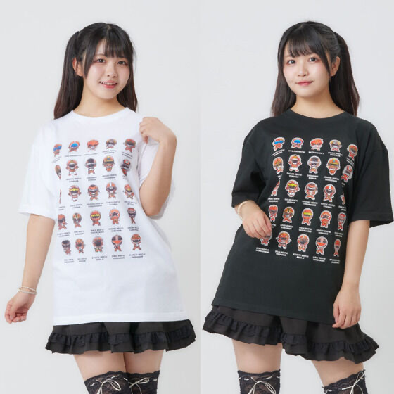 242411 Pbandai 預訂 2026/1月 スーパー戦隊シリーズ　歴代レッド　デフォルメ　Tシャツ（大人用）