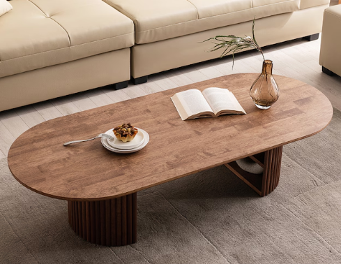 P006 - 韓國製儲物實木茶几