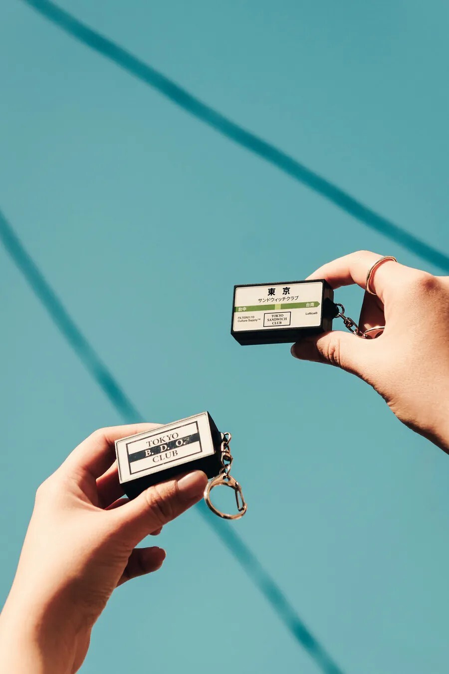 FILTER017® 東京三明治 B.D.O. SERIES Neon Sign Key Chain 霓虹燈箱 鑰匙圈