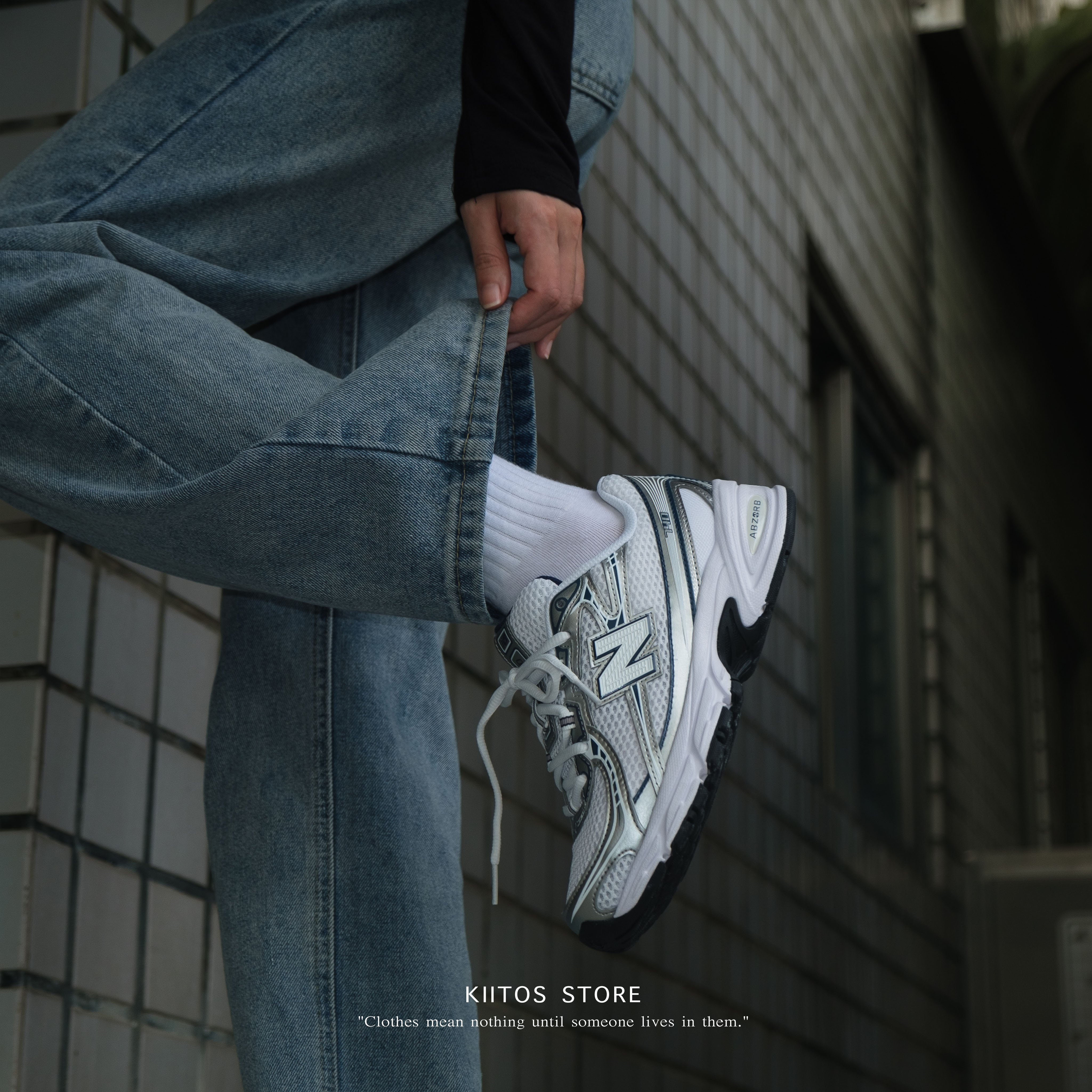 NEW BALANCE 740 白銀藍 銀灰 白藍 深藍  男女鞋 U740WN2