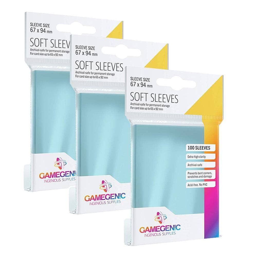 Gamegenic 100 : Soft Sleeves - Clear