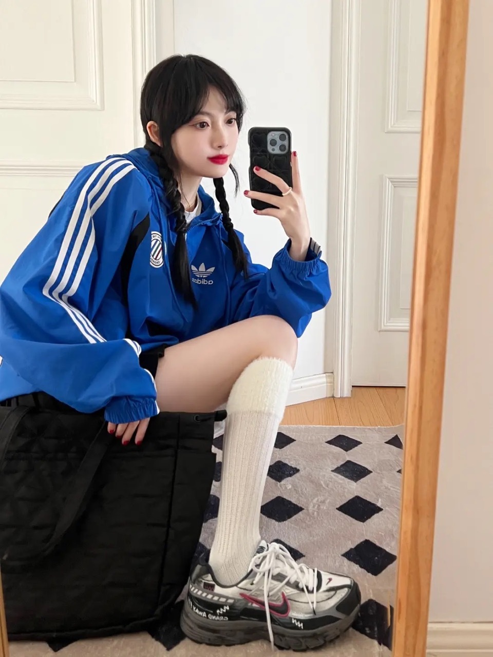 ADIDAS ORIGINALS ADICOLOR 美式復古 連帽外套 運動外套 寬鬆 男款 藍色 JL8360 黑色 JL8358 咖啡色 JL8359 / 預購