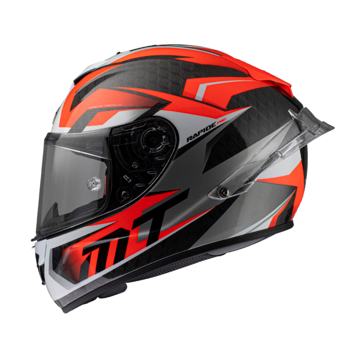 MT HELMETS 最輕量版本碳纖系列 RAPIDE PRO CARBON FUGAZ A5 GLOSS PEARL RED 亮面