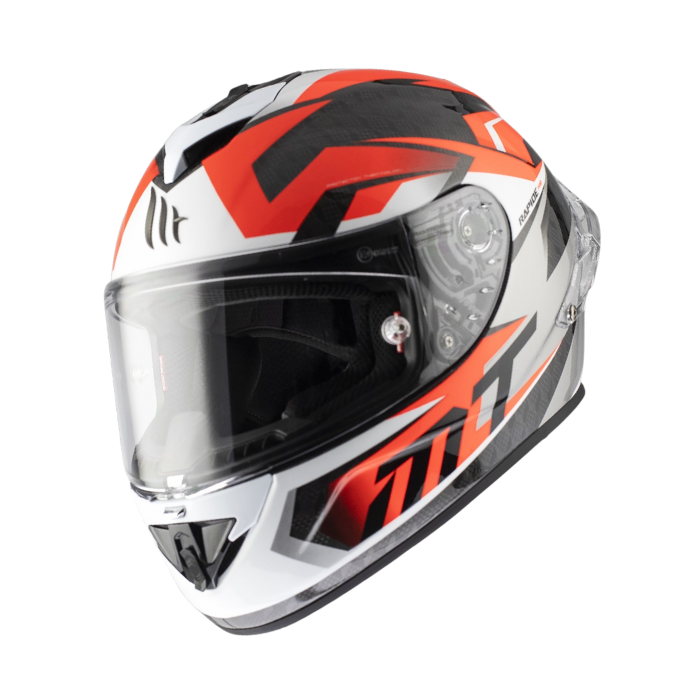 MT HELMETS 最輕量版本碳纖系列 RAPIDE PRO CARBON FUGAZ A5 GLOSS PEARL RED 亮面