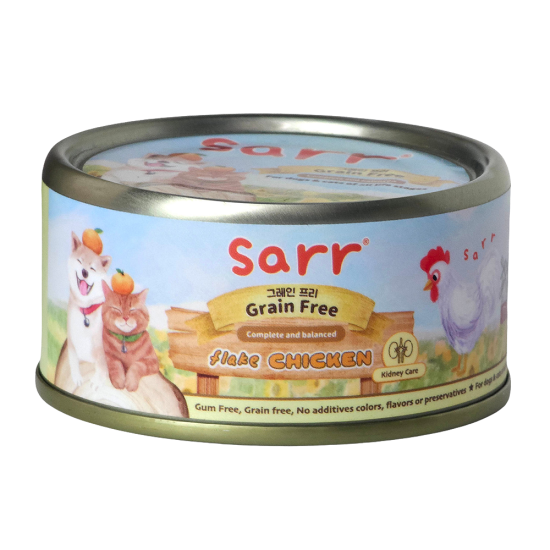 Sarr - 無穀物肉絲系列 健康護理配方 貓狗主食罐 80g