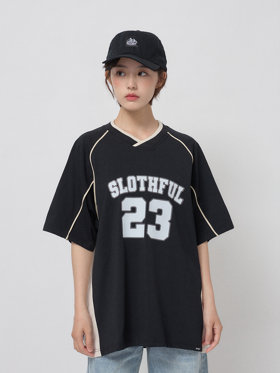 美式寬版運動風上衣