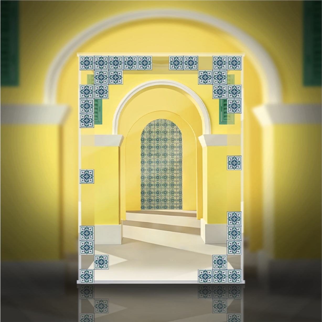 AOWOBOX] MEGA Space Molly Macau Portuguese Tiles d box