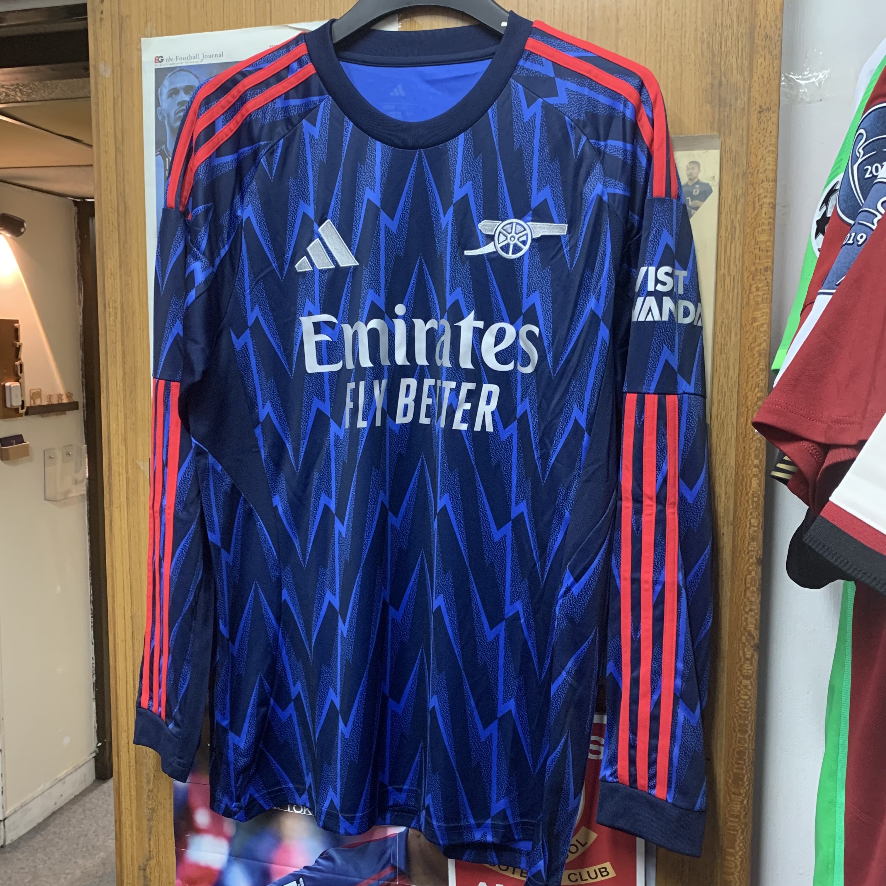 2025 Arsenal LS Away Shirt with Nameset & Patch