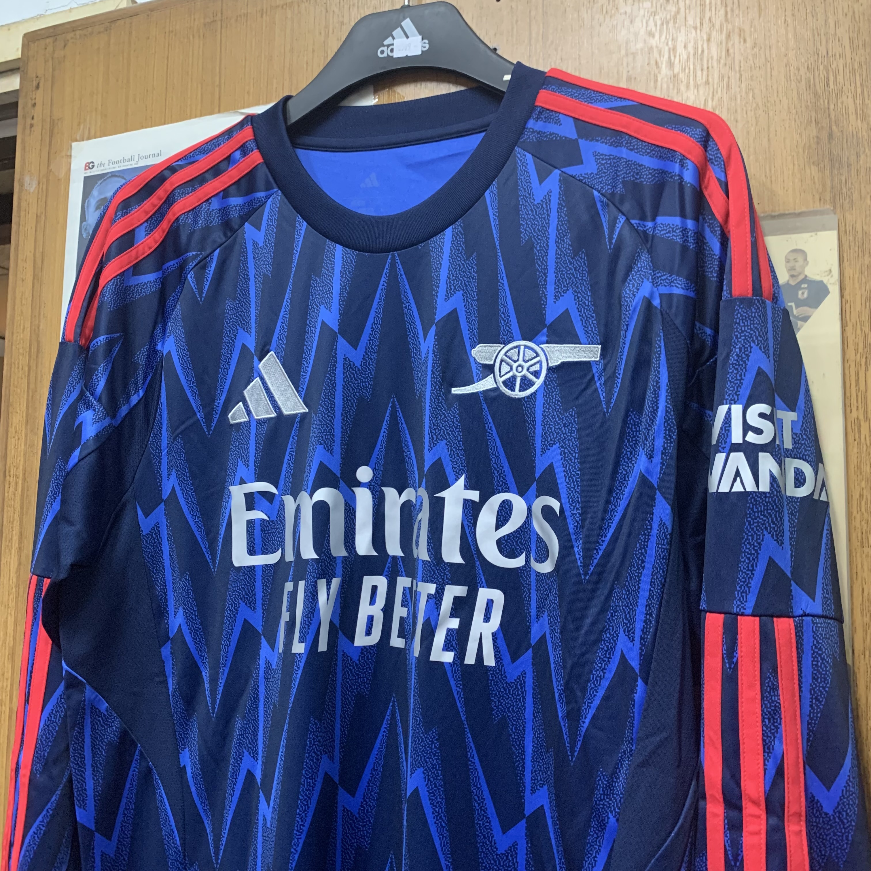 2025 Arsenal LS Away Shirt with Nameset & Patch