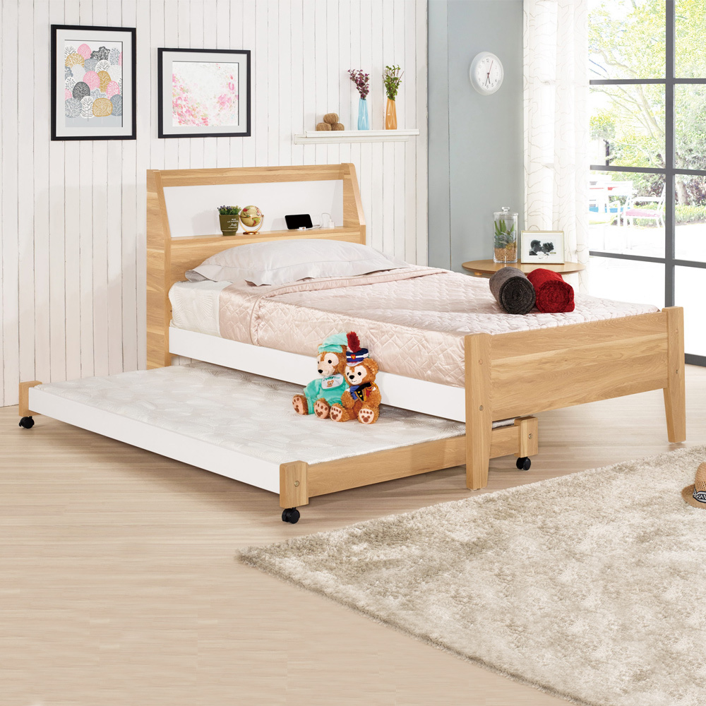 貝爾3.5尺單人子母床架組合