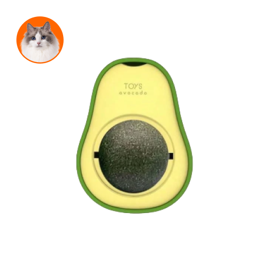 貓咪超愛酪梨造型貓薄荷球