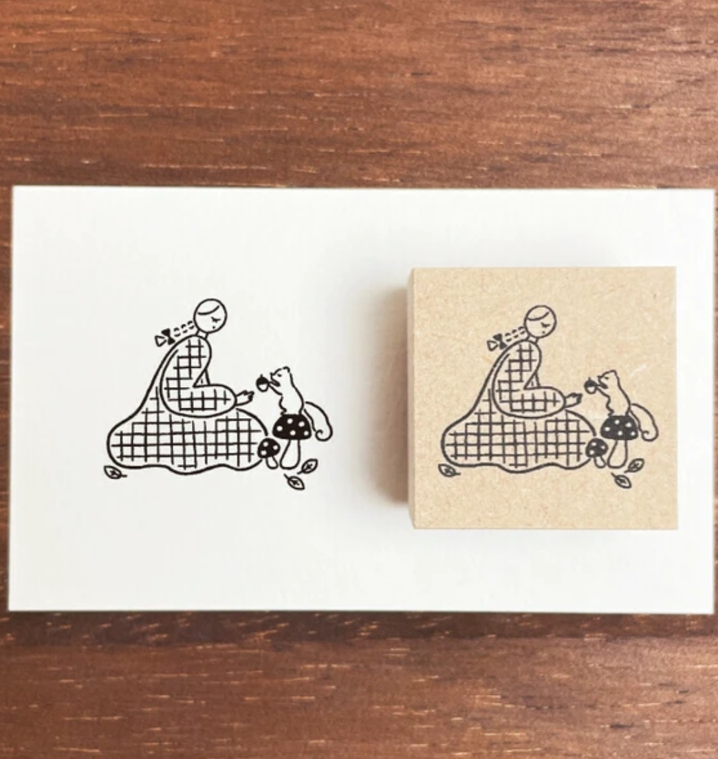 『Ｍarche』森林野餐季節性插圖印章
