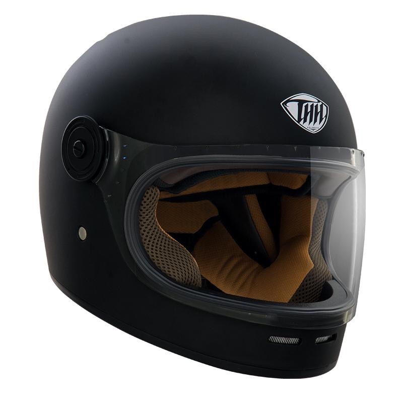 THH TT01素色  平光黑 樂高帽