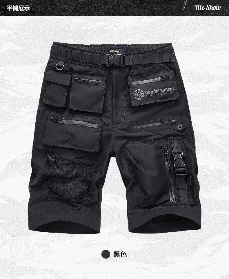 𝙏𝙀𝘾𝙃𝙒𝙀𝘼𝙍 登山多口袋工裝短褲