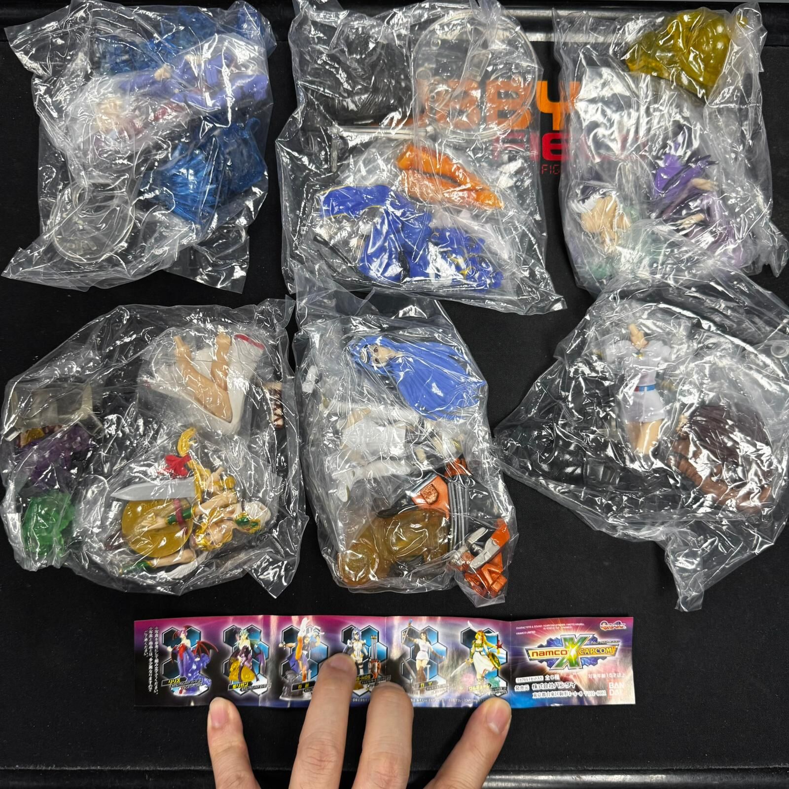 capcom x namco 扭蛋 一套