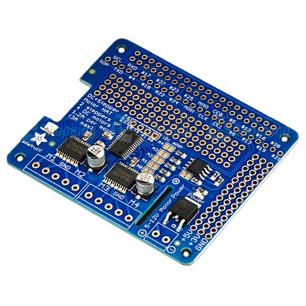 DC & Stepper Motor HAT for Raspberry Pi【限量】