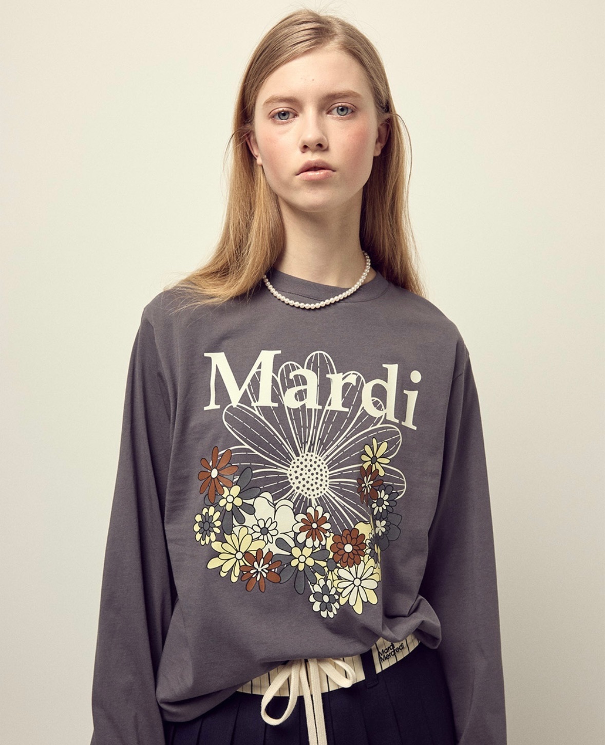 【優惠預訂】MARDI MERCREDI FLOWERMARDI JARDIN LONG SLEEVE TSHIRT（4色）