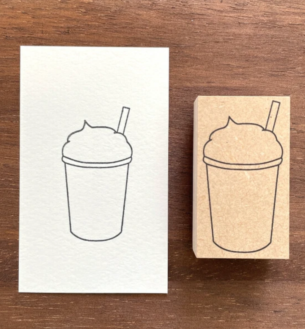 『Ｍarche』創意飲品插圖印章