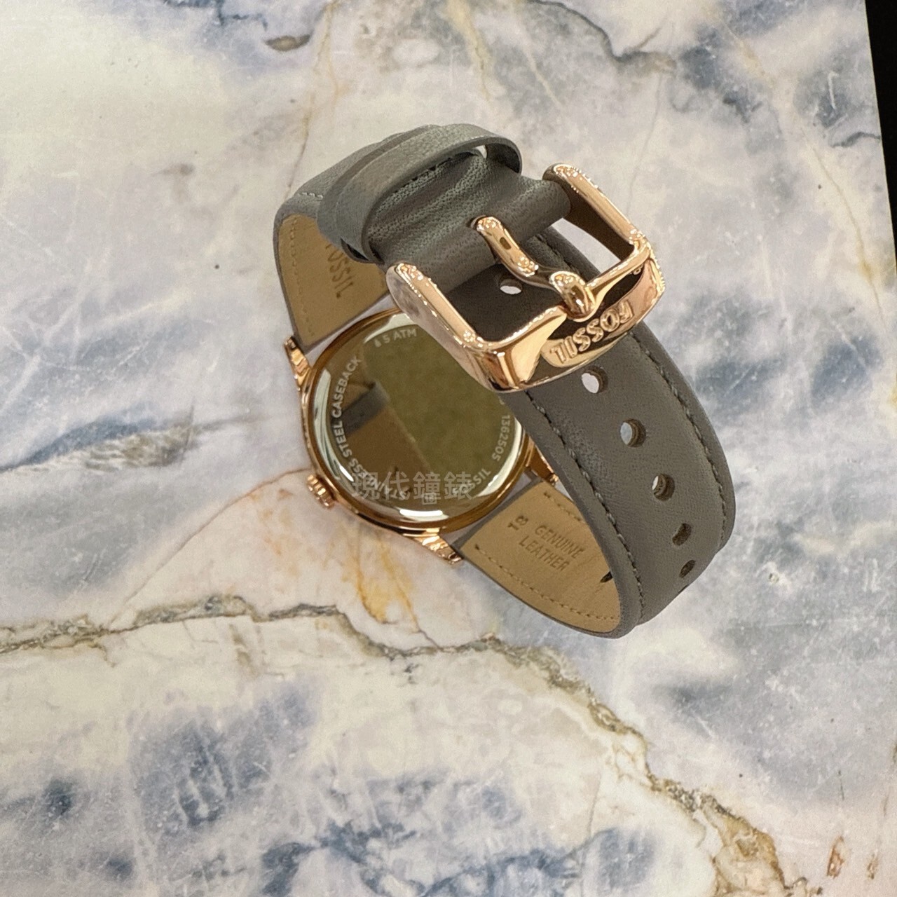 【FOSSIL】2025秋季計時時尚皮帶女錶BQW8023 38mm 現代鐘錶